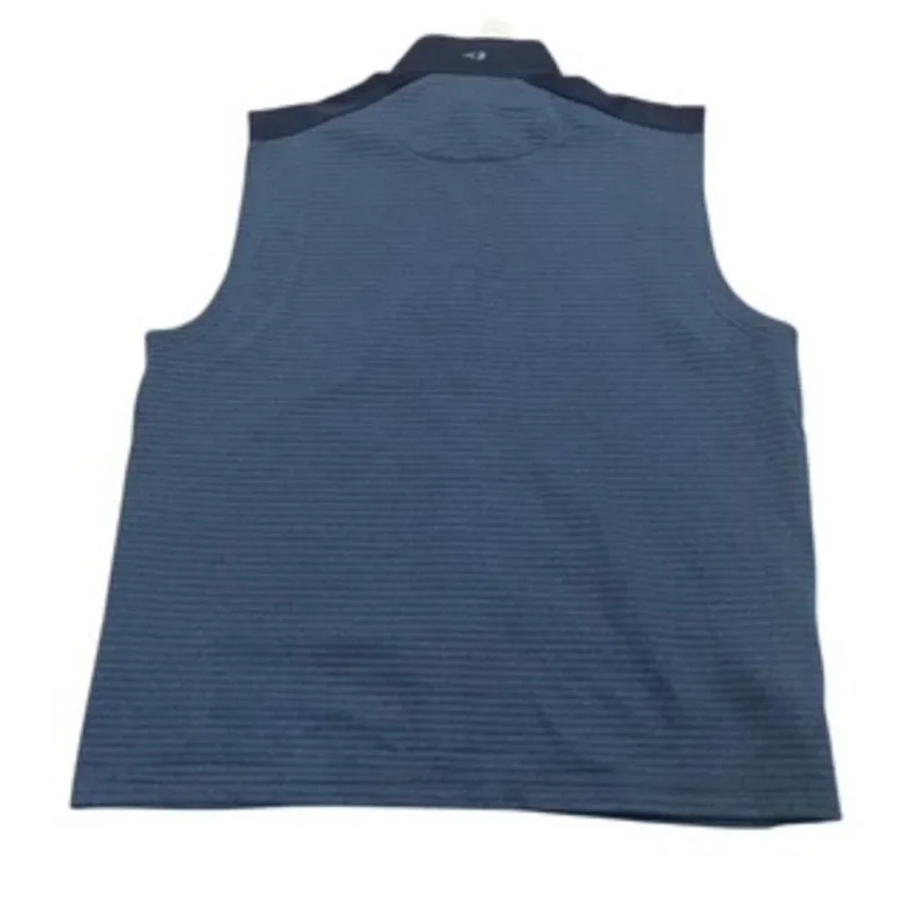 NEW Grand Slam Golf Vest Mens Size Large Blue Quilted Zip‎ Front NWT